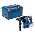 Bosch PRO 18V System Akku Bohrhammer GBH 18V-28 C (inkl. Zusatzhandgriff, Fetttube, Einlage, L-BOXX, ohne Akku/Ladegerät)