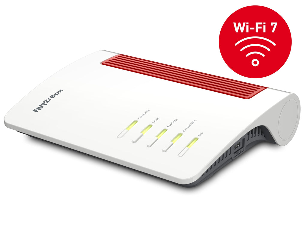 FRITZ! Box 7690 International – Wi-Fi 7 DSL Router mit Mesh & DECT-Basis
