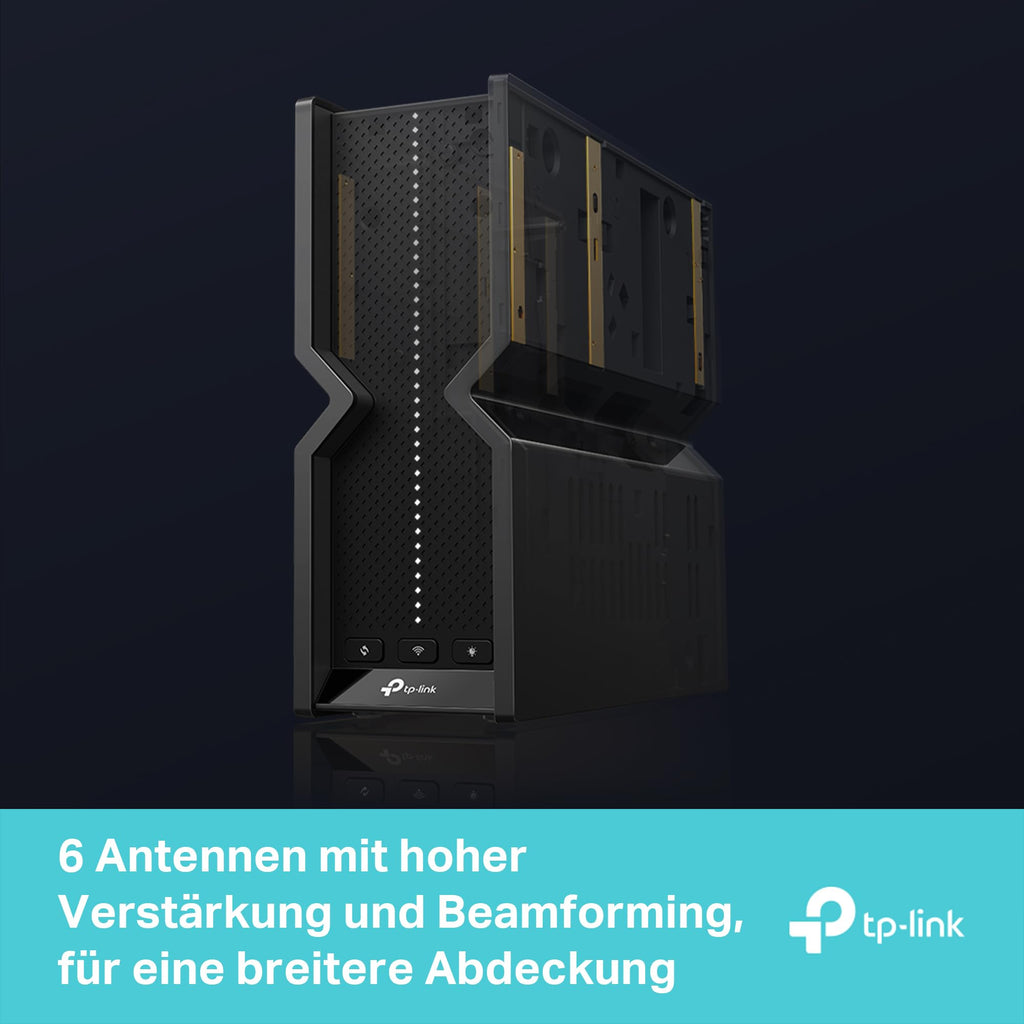TP-Link Archer BE550 – Wi-Fi 7 BE9300 Tri-Band Router mit 2.5G Ports & VPN